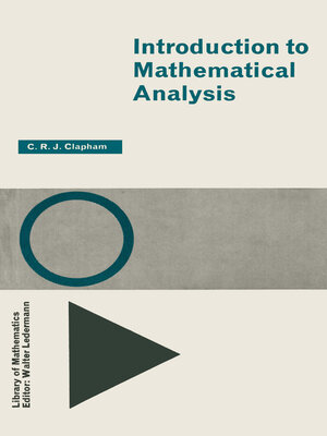 cover image of Introduction to Mathematical Analysis